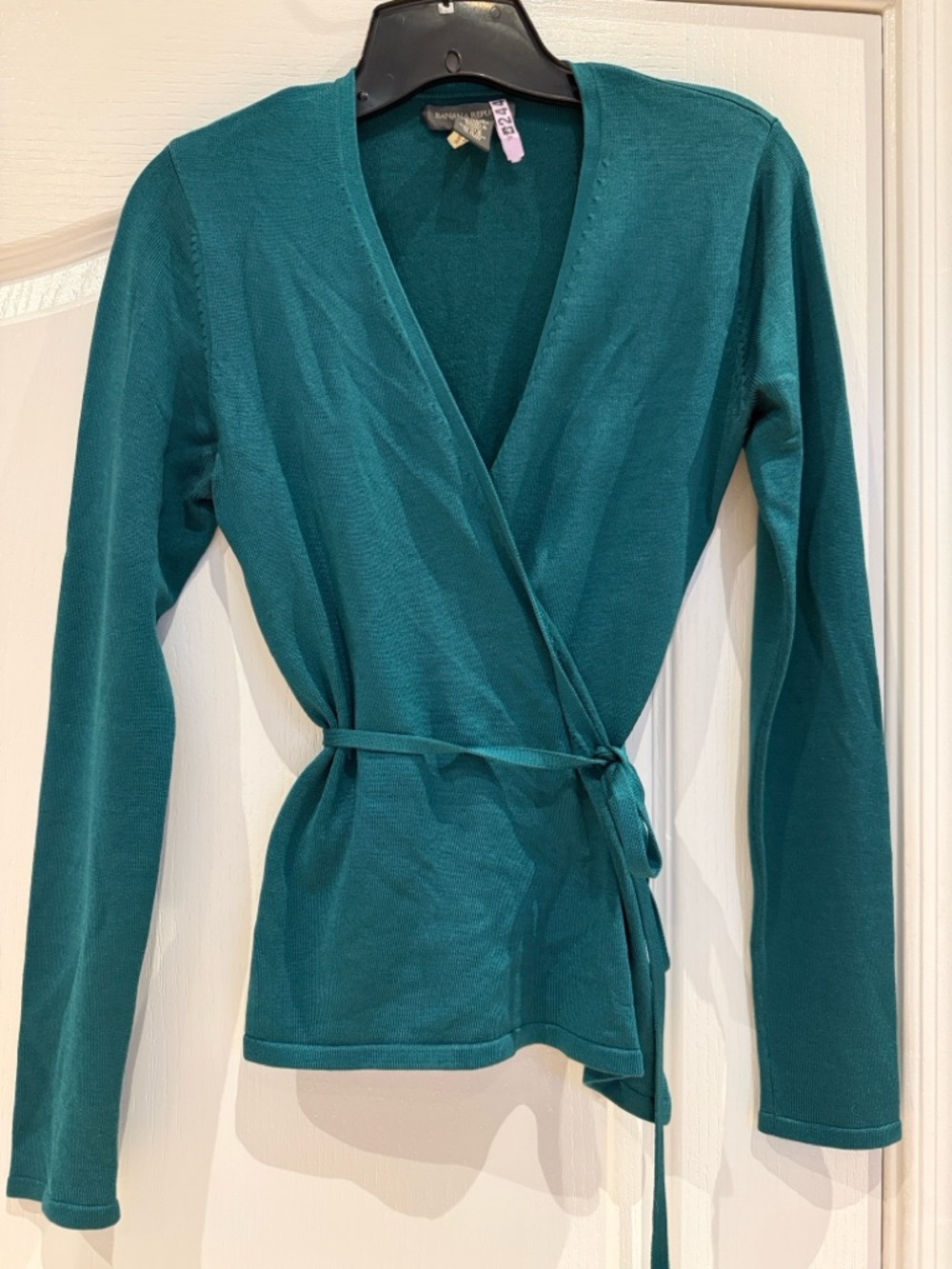 Banana Republic Teal Wrap Sweater